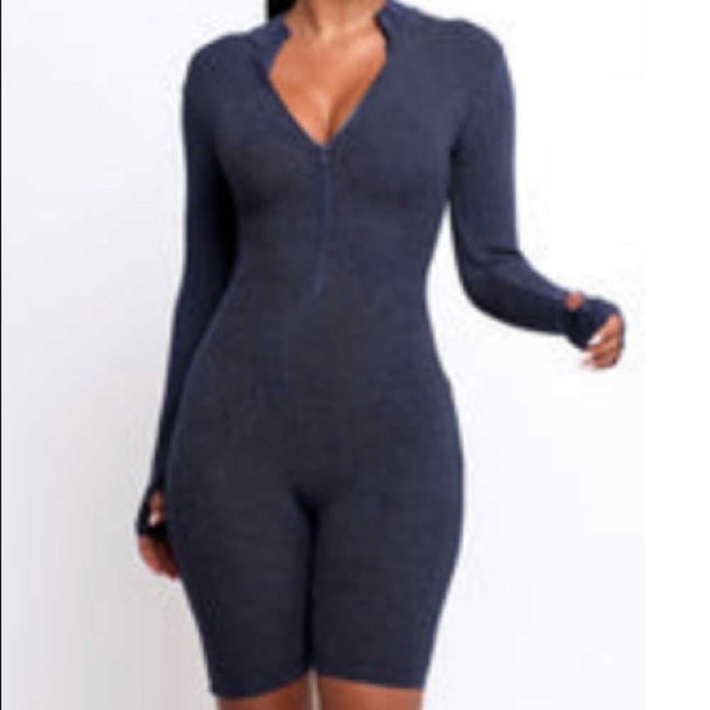 Myoutfitonline Raven Romper Blue